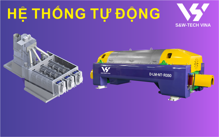 Máy ép bùn vận hành tự động