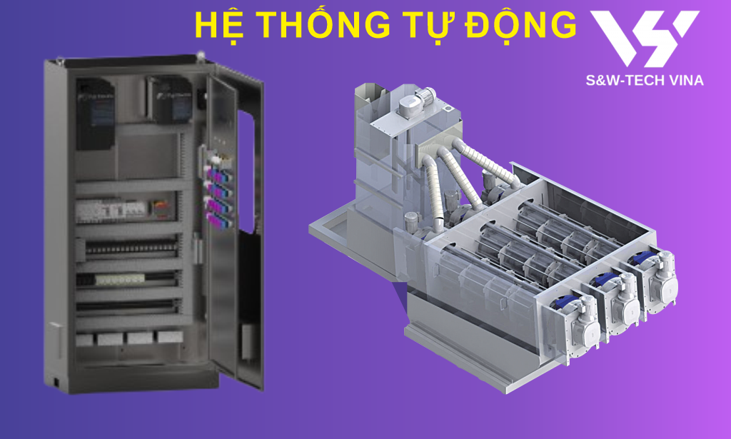 Máy ép bùn vận hành tự động